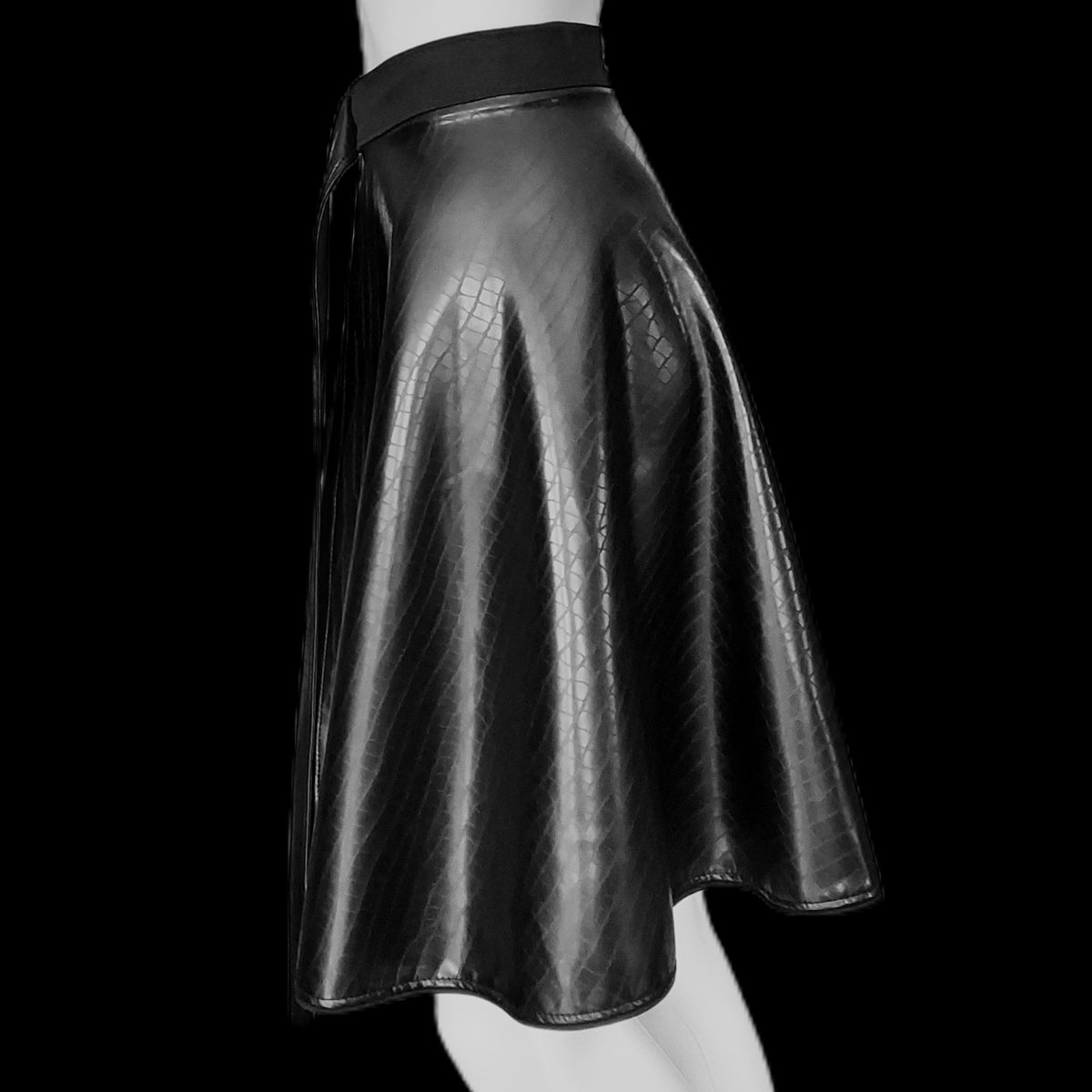 Leather Wrap Skirt SETHAARON