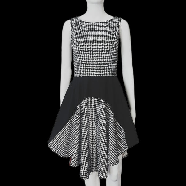 Draped Asymmetrical Dress