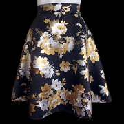 Gold & Silver Floral Skirt
