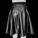 Leather Wrap Skirt