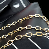 Pinstripe Sqaure Box Chain Jacket