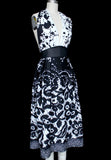 Abstract Printed Halter Dress