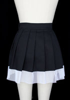S/S Black Pleated Skirt