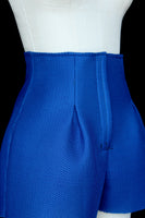 Blue Nylon Shorts